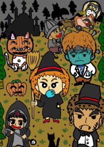 ハロウィン　イラスト