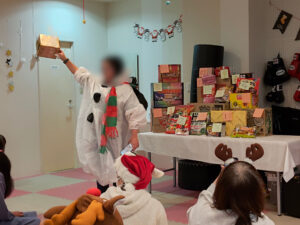 くじ引き　クリスマスプレゼント