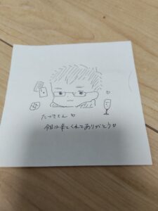 焼肉　バニーガール　女の子　たつきさんたく　似顔絵