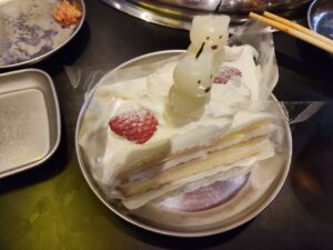 誕生日ケーキ